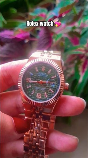 Rolex wrist watch ⌚ thankyou dear baba 😊💖 luxury watch #watch #rolex dubai #New #trending #shorts