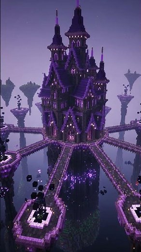 UNSTOPPABLE Endstone Brick Mansion Build Combos – Minecraft End City Expansion Ideas Tutorial 2 #Sho