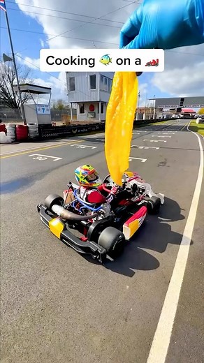 Kit Belofsky🇬🇧 | Karting Kitchen is a very SoFISHticated Menu, fancy it @gordongram 👀🤷 | Instagram