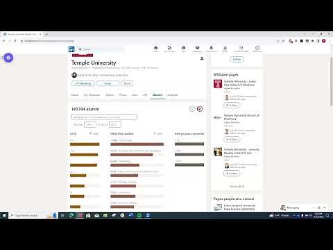 LinkedIn Find Alumni Tool