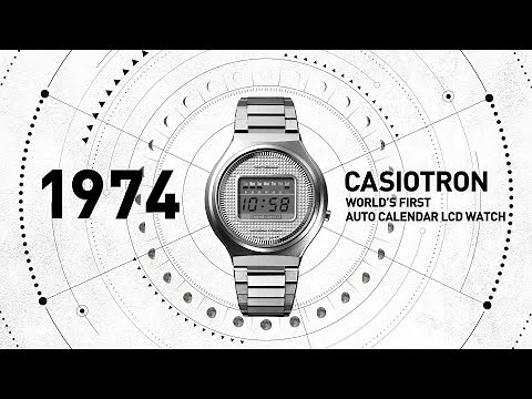 CASIO 50 YEARS OF WATCH HISTORY