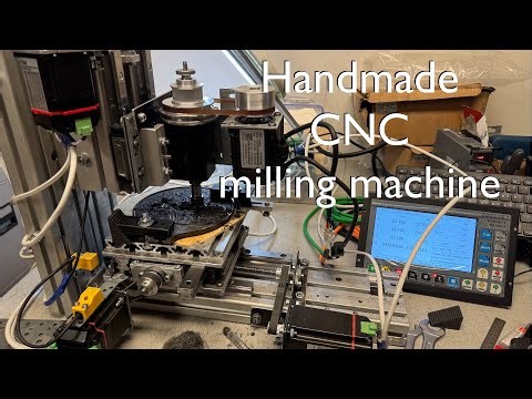 Handmade CNC milling machine