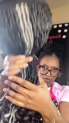 2.8K views · 30 reactions | Salt&Pepper Faux Loc Headband Wig #KeepingItCuteBraiding #headbandwigs #wigs #fsuxlocs #locs #braids #LayDeeE #explorepage | Keeping It CUTE Braiding LLC | Facebook