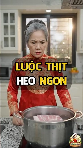 Cách luộc thịt heo trắng giòn, thơm nức mũi #luocthitheo #meonauan #monngonmoingay