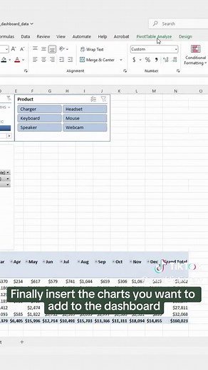 Create Interactive Excel Dashboards in 30 Seconds