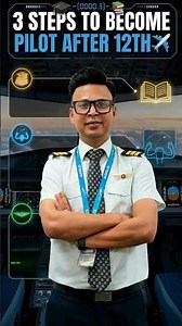 3 Steps to become Pilot after 12th