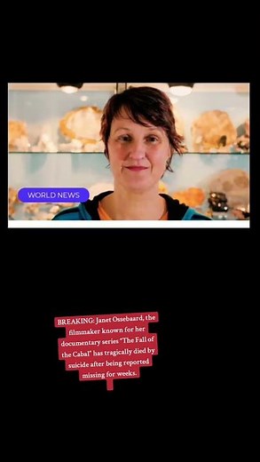 Janet Ossebaard, the filmmaker known for her documentary “The Fall of the Cabal” died by suicide