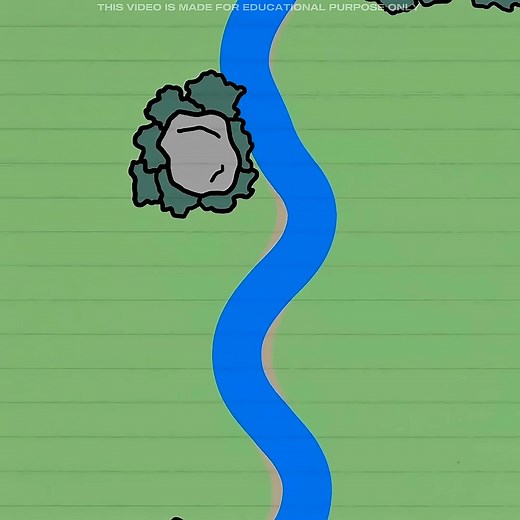 This is Oxbow Lake Formed 😱 #facts #shorts #amazingfacts #trending | Chandrakumar Sahu