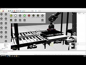 Elektroautomatik | Virtual Commissioning (Emulation of a production cell including robot vision)