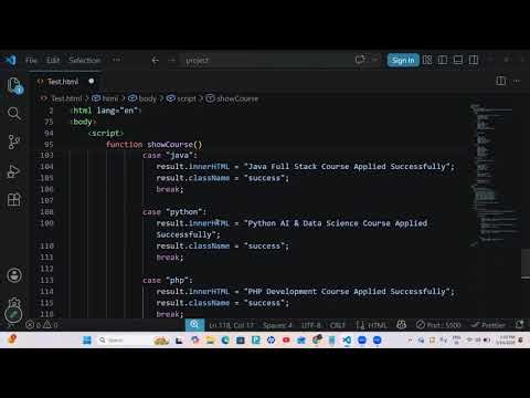 JavaScript Day 5 Lec 2 Switch in JS