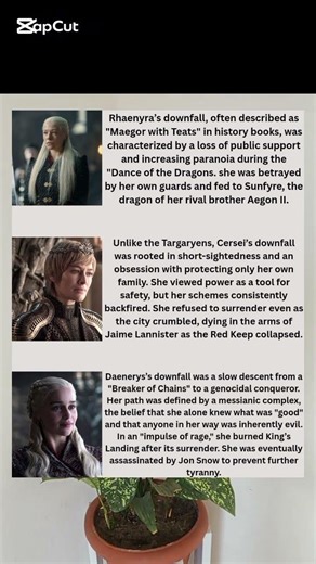 Why Every TARGARYEN Queen Falls, The Cycle of POWER and Madness #gameofthrones #viral