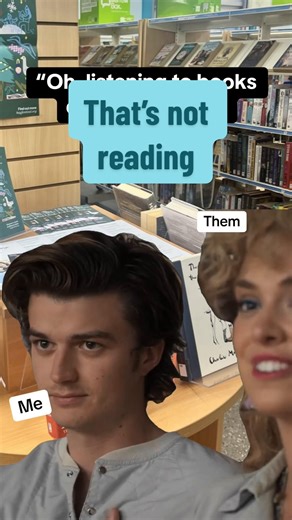 📢Reading is reading! Whatever format it’s in #goallin #booktok #Meme #MemeCut #book