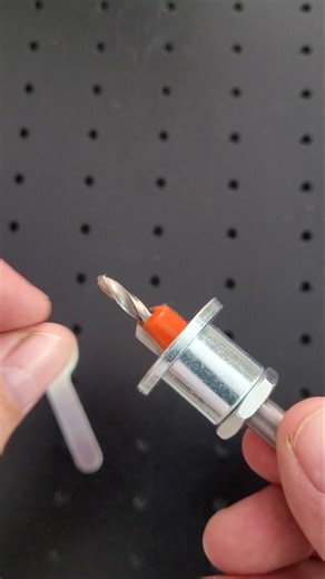 Countersink drill bit with adjustable depth limiter. @boscorustikos