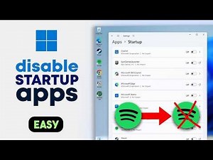How to Disable Startup Programs in Windows 11 and Windows 10