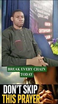 Powerful Deliverance Prayer | Jesus Break Every Chain Today