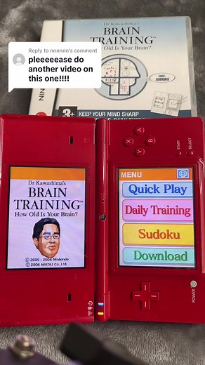 Replying to @nnnnnn I got it wrong but got it right at the same time 🤣 Which game was your favourite on Brain Training? #braintraining #drkawashima #drkawashimabraintraining #nintendods #nintendodsgames #retronintendo #retronintendodsgames #retrogaming #retrogames #uk