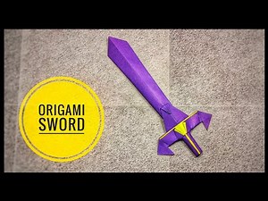 Origami Sword | Origami tutorial | Paper craft