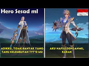 Percakapan Hero Sesad ml bahasa Indonesia || Dialog Hero Sesad