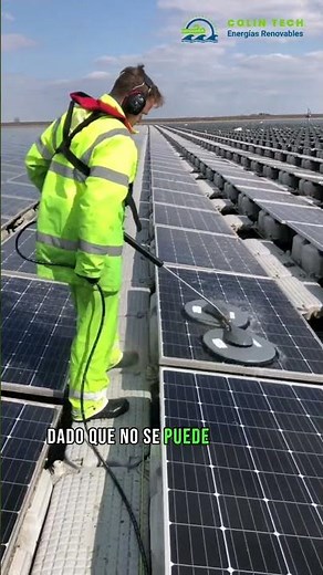 This Is How Floating Solar Panels Are Cleaned: Incredible Method!