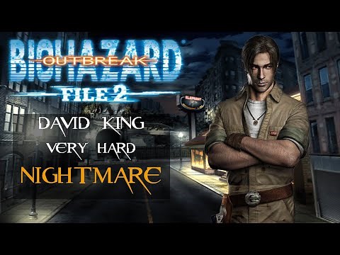[Resident Evil: Outbreak File#2] All Scenarios, Very Hard, NIGHTMARE (David)