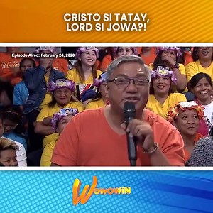 WOWOWIN: CRISTO SI TATAY, LORD SI JOWA?! Cosplayer contestant, napaamin ni Kuya Wil! #Wowowin | Wilyonaryo