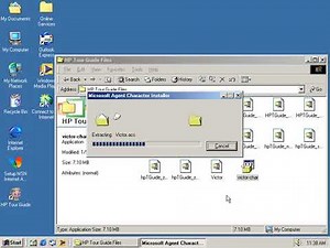 HP Tour Guide (Windows ME Version) Installation on Windows ME