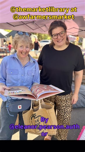 Aimee Chan Author on Instagram: "The @awfarmersmarket is a local farmers market with a book stall called @themarketlibrary specialising in supporting local authors and illustrators. Plus it has a little library so kids can read while you’re shopping. This cool concept is the brainchild of @eleanor.pearson.author Head to the NSW Victorian border of Albury Wodonga to check it out. #albury #alburywodonga #alburywodongasurrounds #thisistheborder"