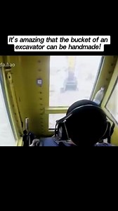 Its amazing that the bucket of an excavator can be handmade #Machines #Loader #Machine #Excavator #bulldozer | Givebirthto.three