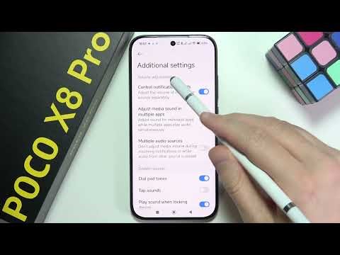 POCO X8 Pro: How to Adjust Notification Sound Volume Level