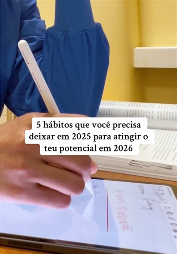 5 hábitos a deixar em 2025 para seu sucesso em 2026