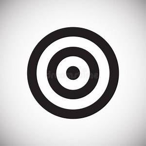 Aim Icon on White Background for Graphic and Web Design, Modern Simple Vector Sign. Internet Concept Stock Vector - Illustration of design, sport: 134667893