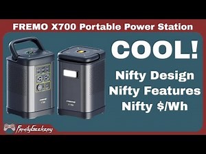 FREMO X700 Portable Power Station - Great for Camping or CPAP !