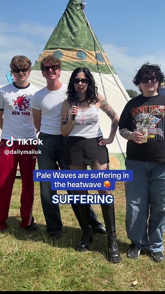 Pale Waves Perform at Isle of Wight Festival Amid Heatwave