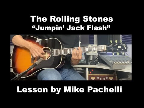 The Rolling Stones - Jumpin' Jack Flash LESSON by Mike Pachelli