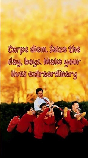 Carpe Diem_ Seize the day, Best lines from Dead Poets Society #deadpoetssociety #carpediem #shorts