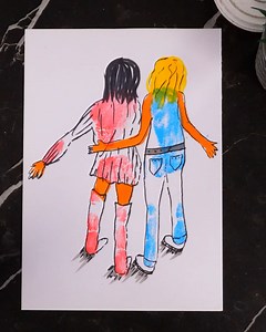 Creative handprint drawing 🎨 | Magic Hands Creations