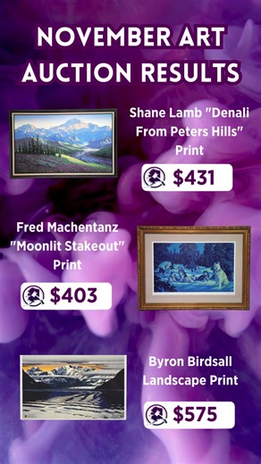 Brushstrokes of brilliance met their match at the November Art Auction. 🖌️✨ Explore the gallery of dreams where artistry and value converged, creating awe-inspiring moments of sale. 💸🎨 Do you have art ready to find new walls to inspire? Contact our team today and let us do the rest! 📲 #APAA #PurpleAuctionHouse #NAAPro #BiddingWar #RareFinds #OnlineAuction #WhatsItWorth #AuctionsWork #HolidayShopping #auctionitems #AuctionFinds #BidNow #CollectorsChoice #AuctionAlert #SellWithUs #consignwithu