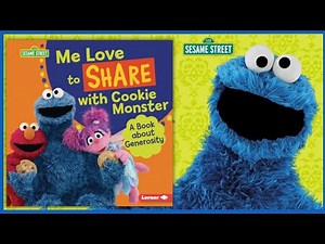 🔴Sesame Street ✨️Me Love to Share with Cookie Monster 🍪