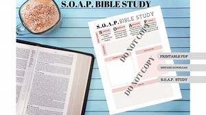 SOAP Bible Study Printable, S.O.A.P. Bible Study, Christian Bible Study, PDF, Bible Study for Women, Bible Study Template - Etsy Canada
