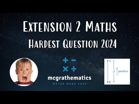 The Hardest HSC Maths Question of 2024