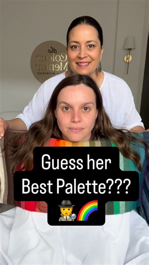 The Colour Mentor | Colour Analysis Melbourne 🌈👩🏻‍🦰👩🏻‍🦱👩🏽👩🏼‍🦱🌈 on Instagram: "🌈 Colour harmony is what makes your skin look clearer, brighter and more even, without makeup doing the heavy lifting. When the undertone, depth and intensity of a colour align with your natural colouring, the result is instant harmony: • Skin appears smoother and more luminous • Shadows, redness and sallowness soften • Eyes look clearer and more defined • You notice you first, not the colour When colours