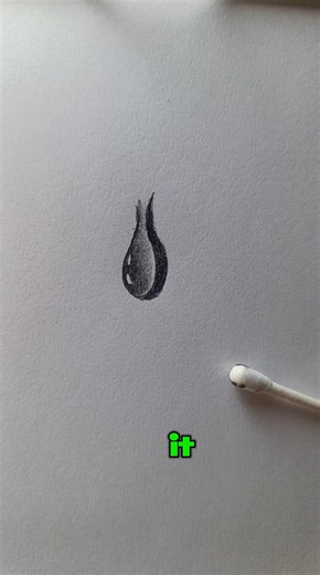 I Learned to Draw Hyper-Realistic Water Drops—Here's the Easy Method #foryou #art #short #howtodraw