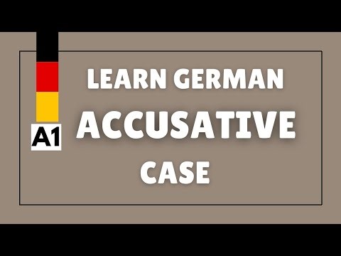 Lesson 23 - German Accusative Case Explained | A1 Grammar | Complete Guide with Examples