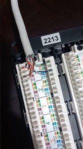 پچ پنل و فیس پلیت | رنگ‌بندی استاندارد؟ T568A | Network Cabling