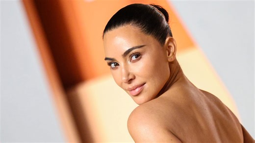 Kim Kardashian Looks So Different in Curly Blonde Bob Hairstyle