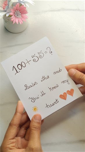 Math Se Zyada Feelings 💕#155Trend#TrendingShorts#ShortsIndia#LoveCode#DIYCard