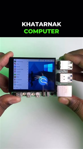 Stupid Techy on Instagram: "Computer Killer! World’s Smallest Handheld Computer using Raspberry Pi 5 #reels #shorts #gadgets #tech"