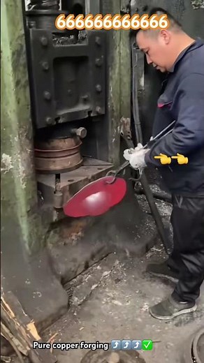 Pure copper instrument forging technique