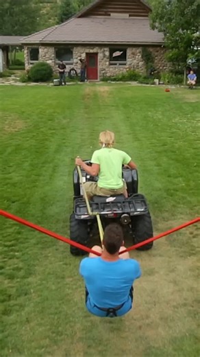 Launching People with a Slingshot