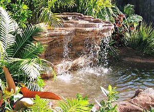 Large Rock Pond & Backyard Waterfall Kits & Artificial Rocks